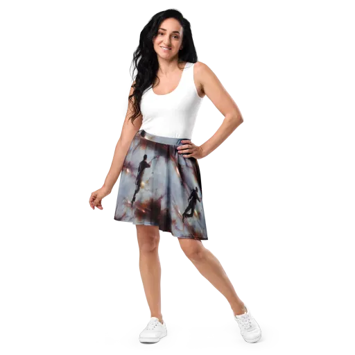 Impressionist Void on a Skater Skirt
