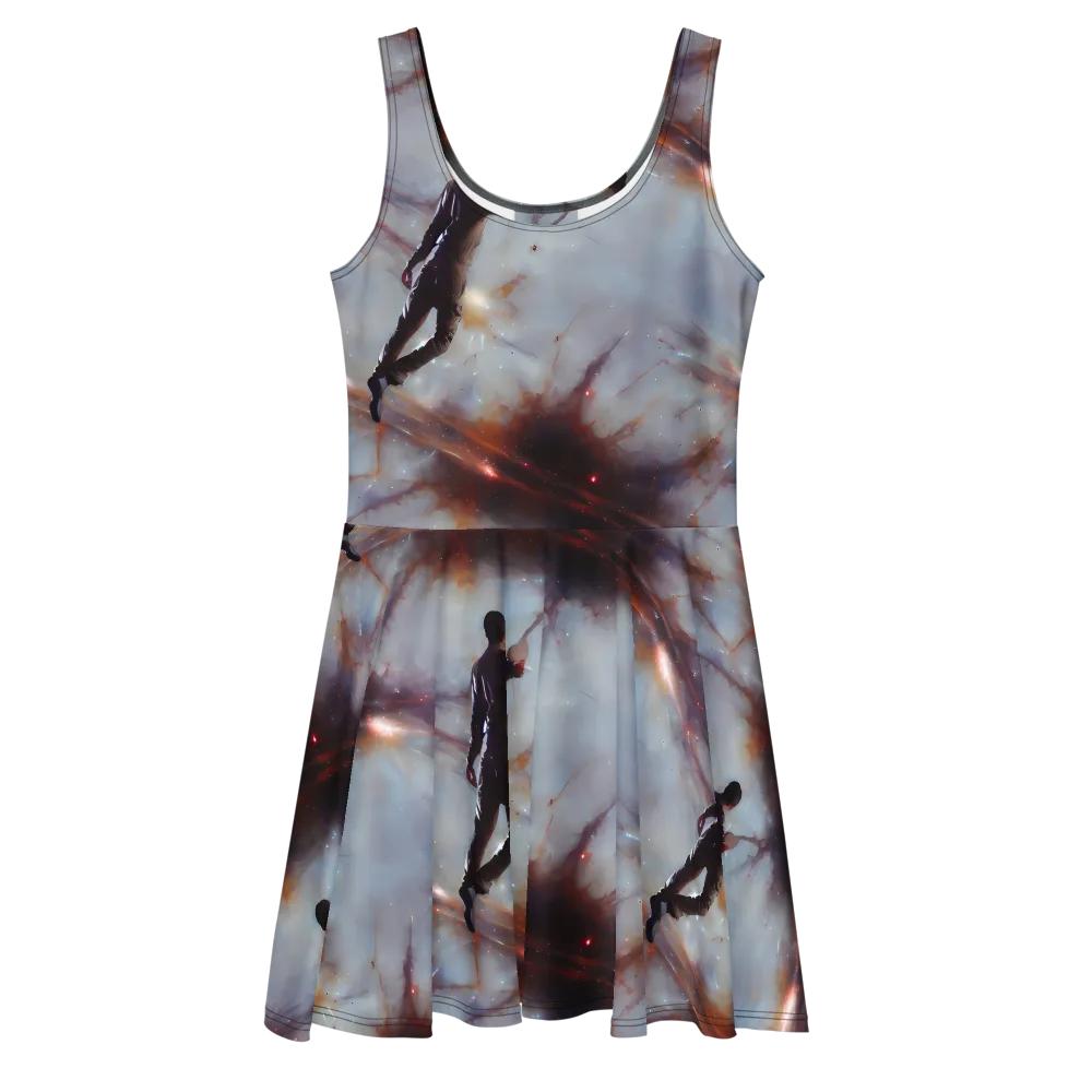 Impressionist Void on Skater Dress — Front