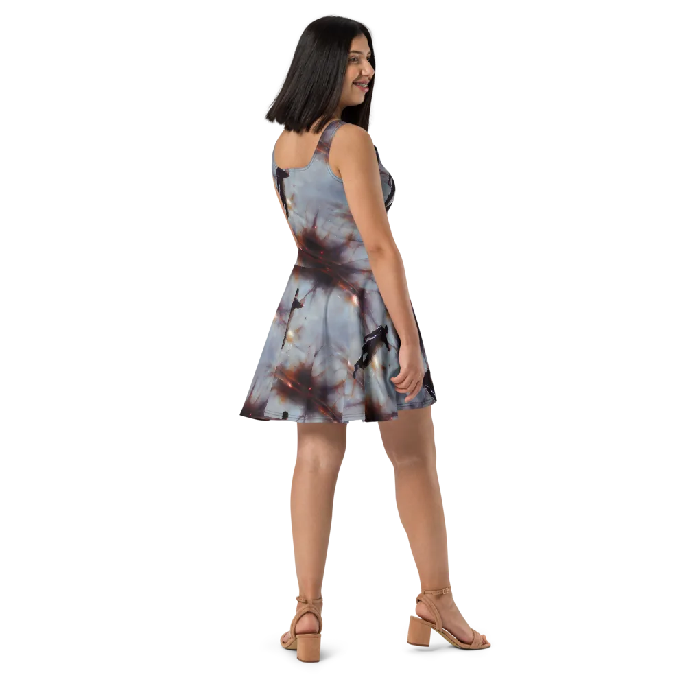 Impressionist Void on Skater Dress — Right
