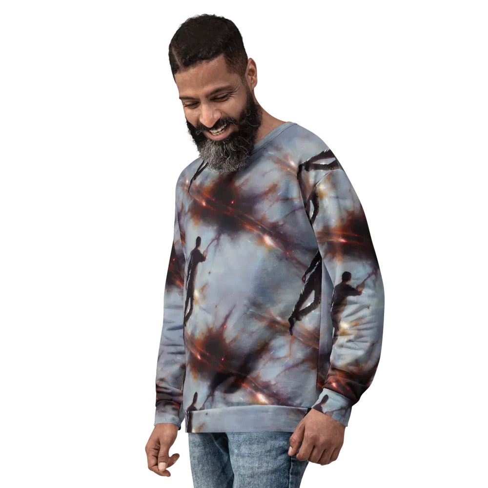 Impressionist Void on Sweatshirt — Left Front