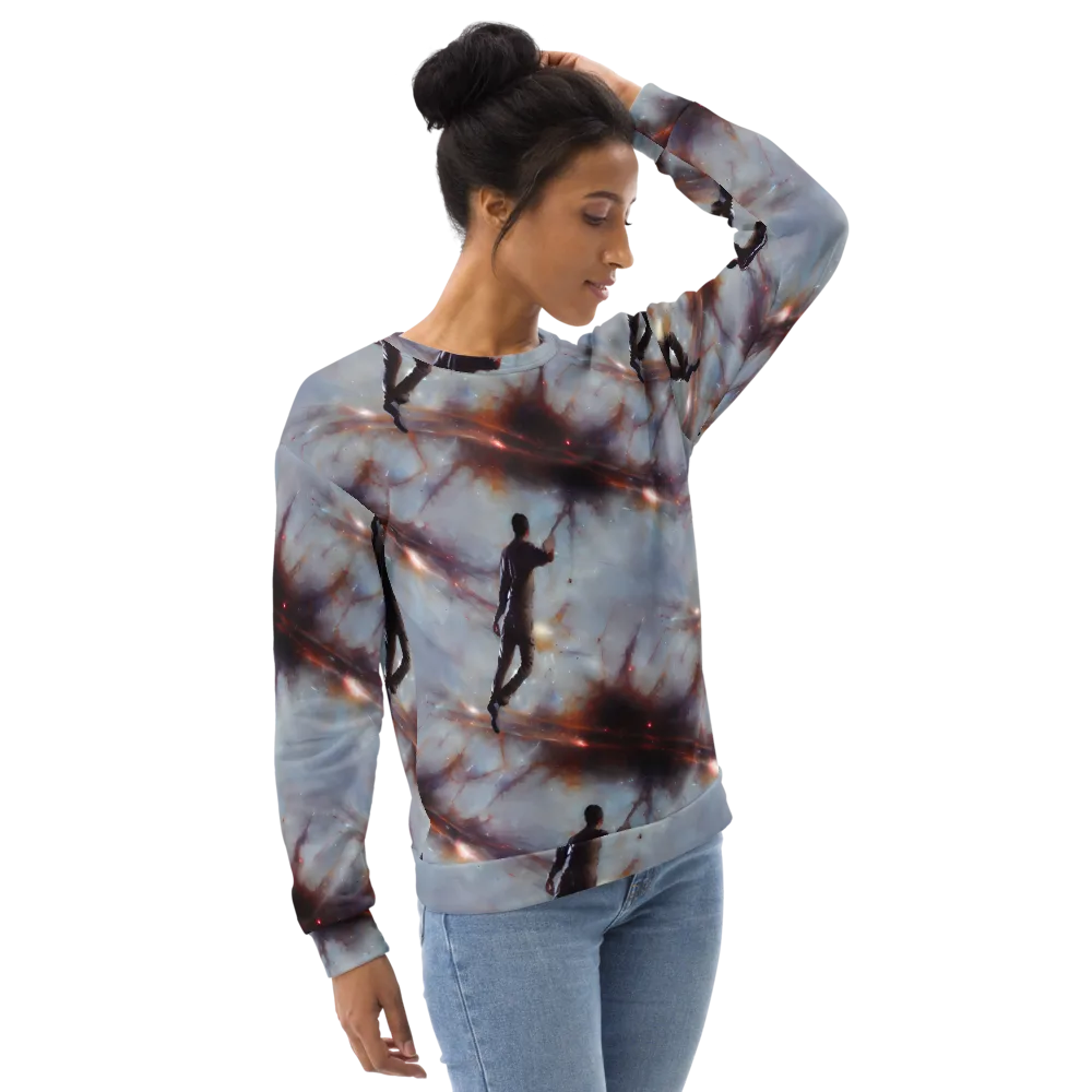 Impressionist Void on Sweatshirt — Right Front