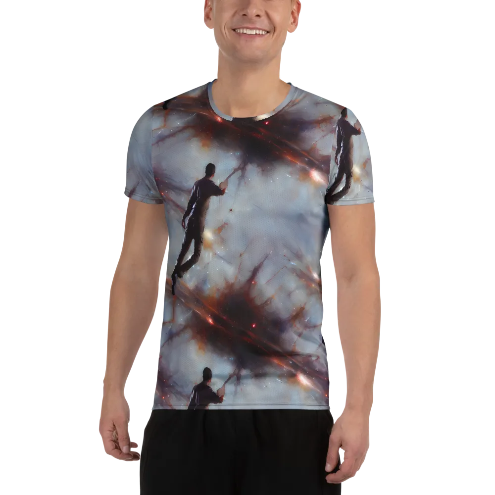 Impressionist Void on Men's Athletic T-Shirt — Front