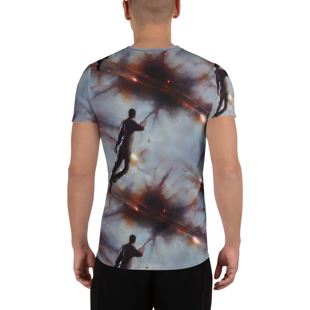 Impressionist Void on Men's Athletic T-Shirt — Back