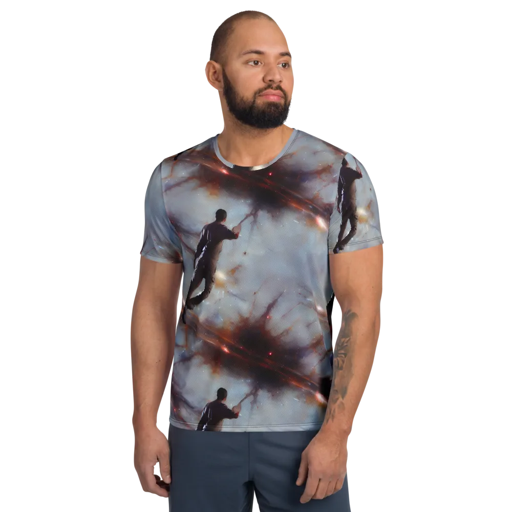Impressionist Void on Men's Athletic T-Shirt — Front