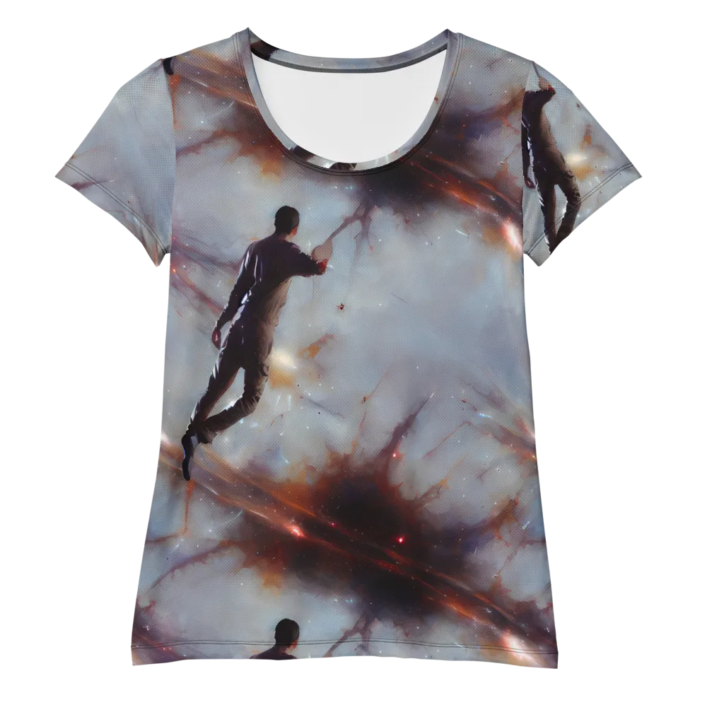 Impressionist Void on Women's Athletic T-Shirt — Front