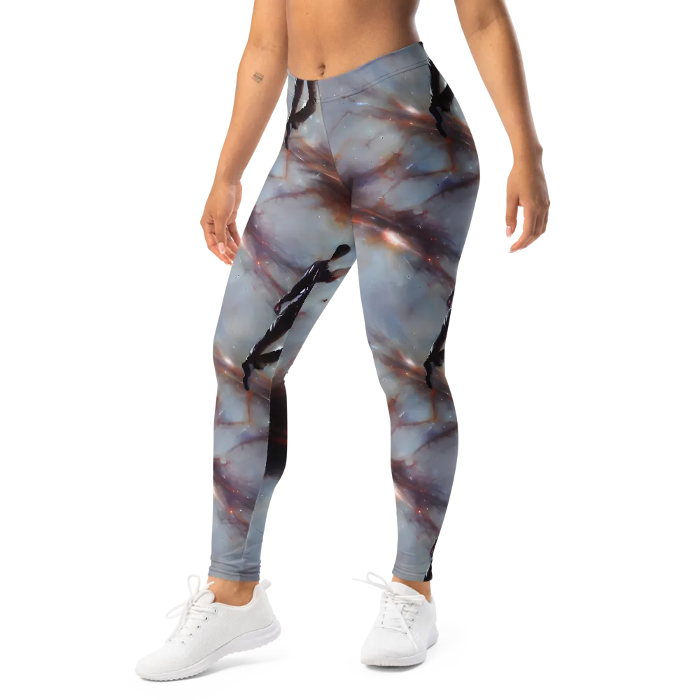 Impressionist Void on Leggings — Left Front