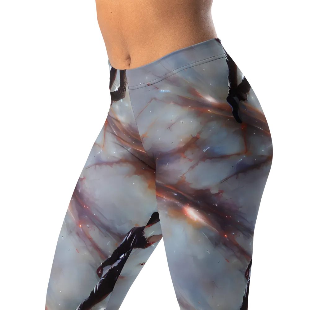 Impressionist Void on Leggings — Left Front