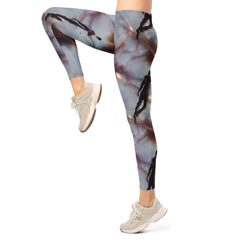 Impressionist Void on Leggings — Left
