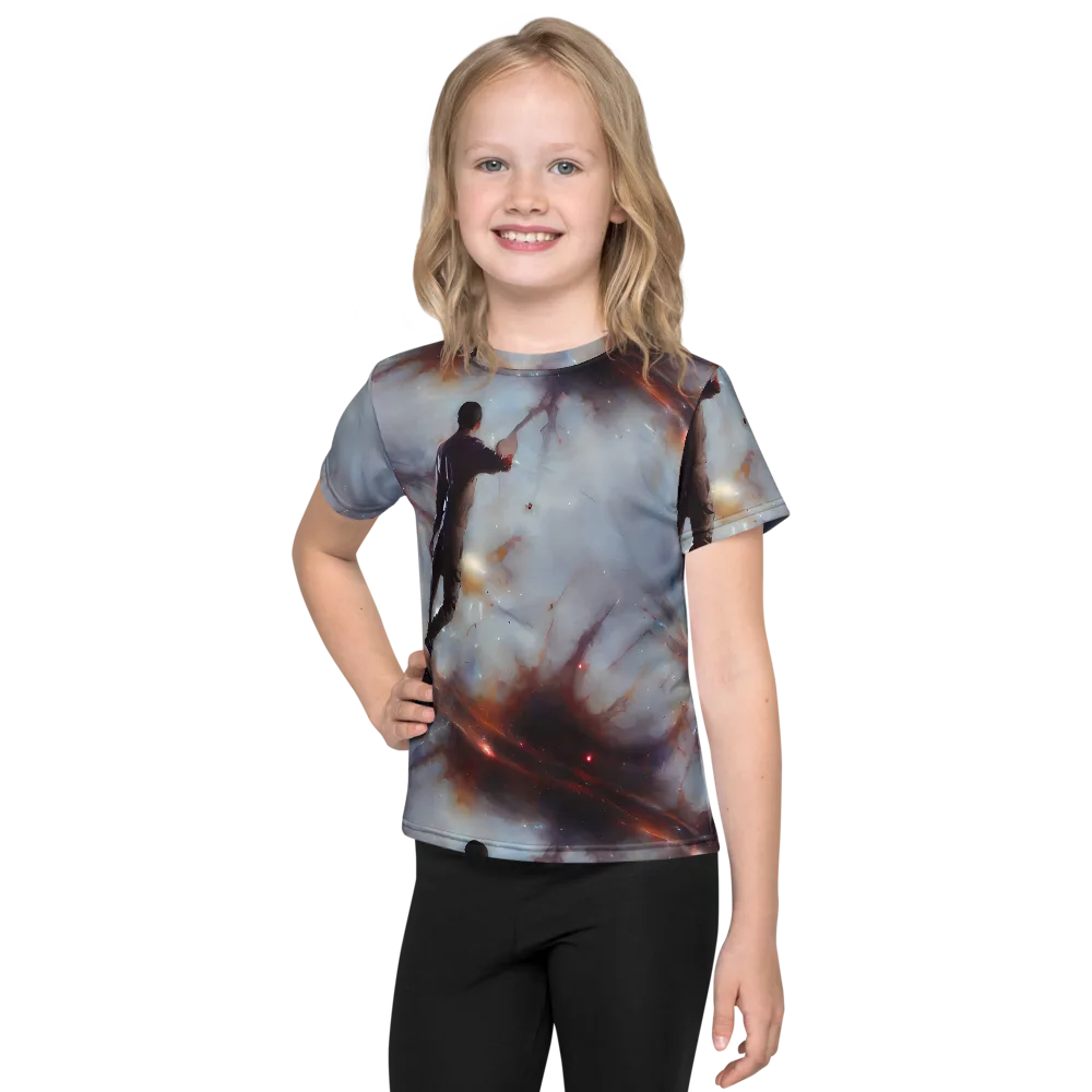 Impressionist Void on Kids Crew Neck T-Shirt — Front