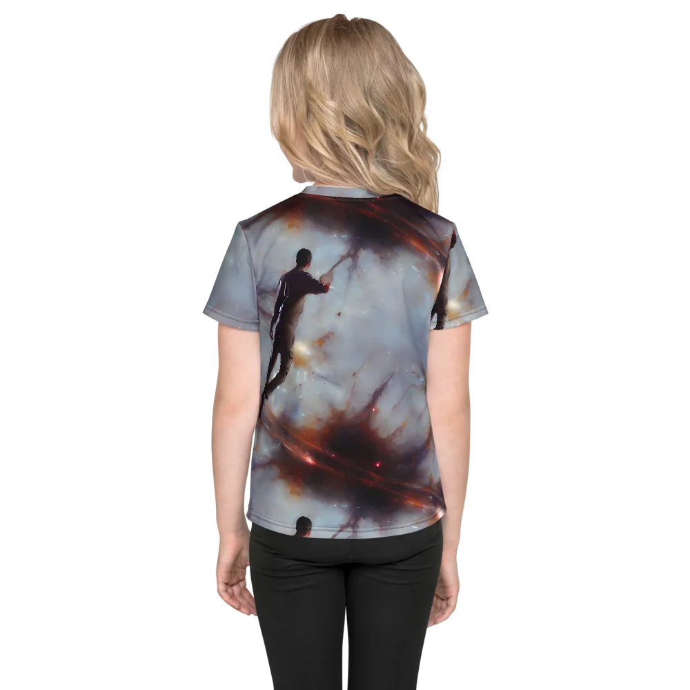 Impressionist Void on Kids Crew Neck T-Shirt — Back