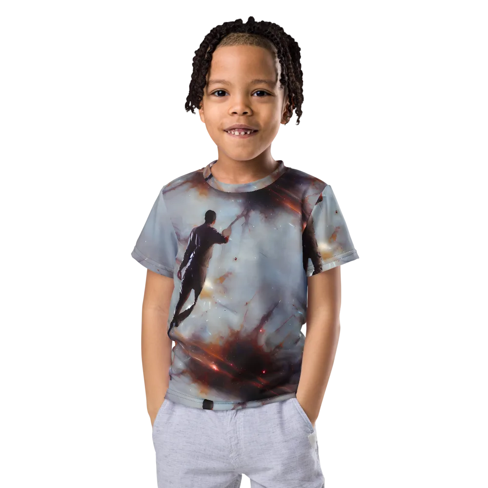 Impressionist Void on Kids Crew Neck T-Shirt — Front