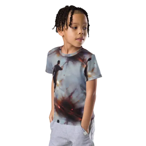 Impressionist Void on a Kids Crew Neck T-Shirt