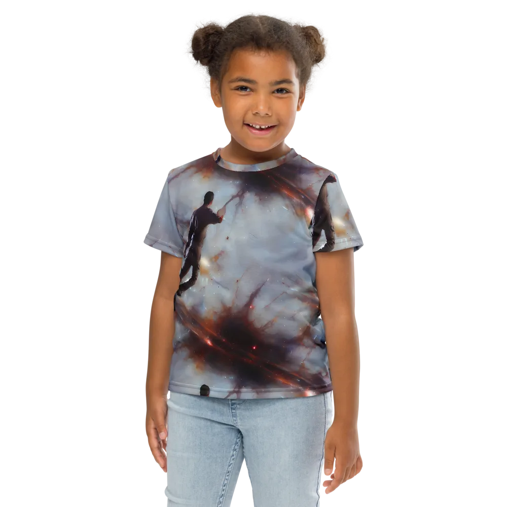 Impressionist Void on Kids Crew Neck T-Shirt — Front
