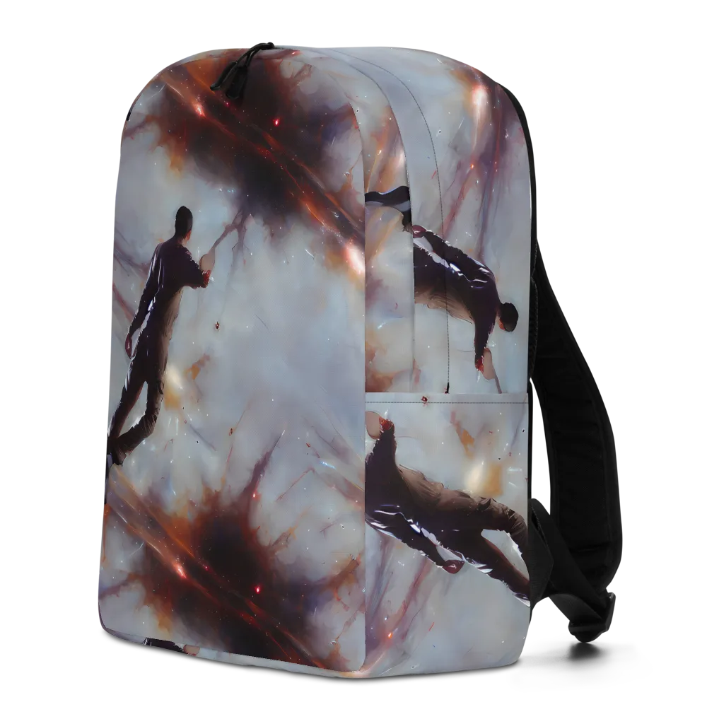 Impressionist Void on Minimalist Backpack — Left