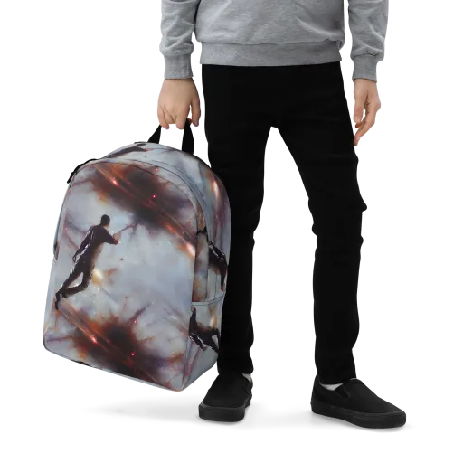 Impressionist Void on a Minimalist Backpack