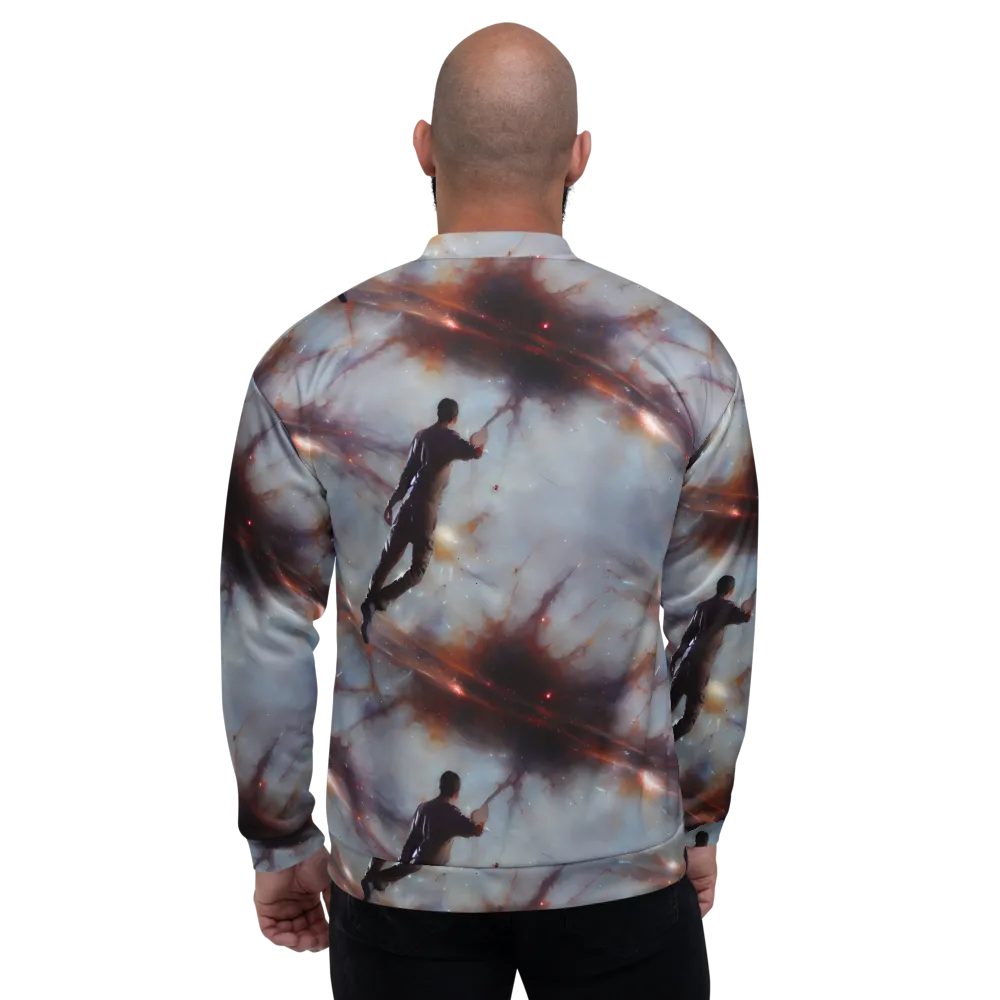 Impressionist Void on Bomber Jacket — Back