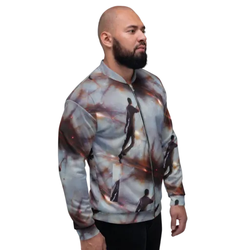 Impressionist Void on a Bomber Jacket