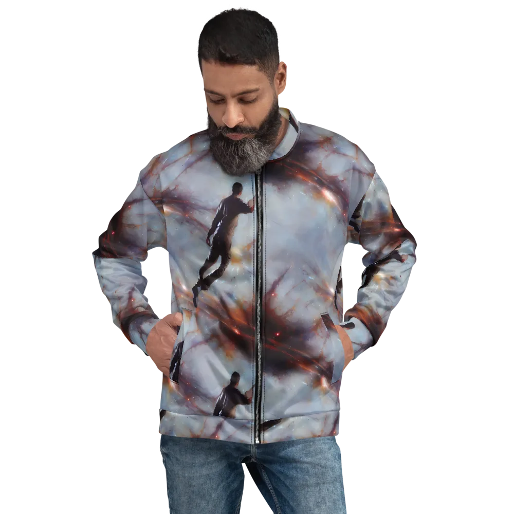 Impressionist Void on Bomber Jacket — Front