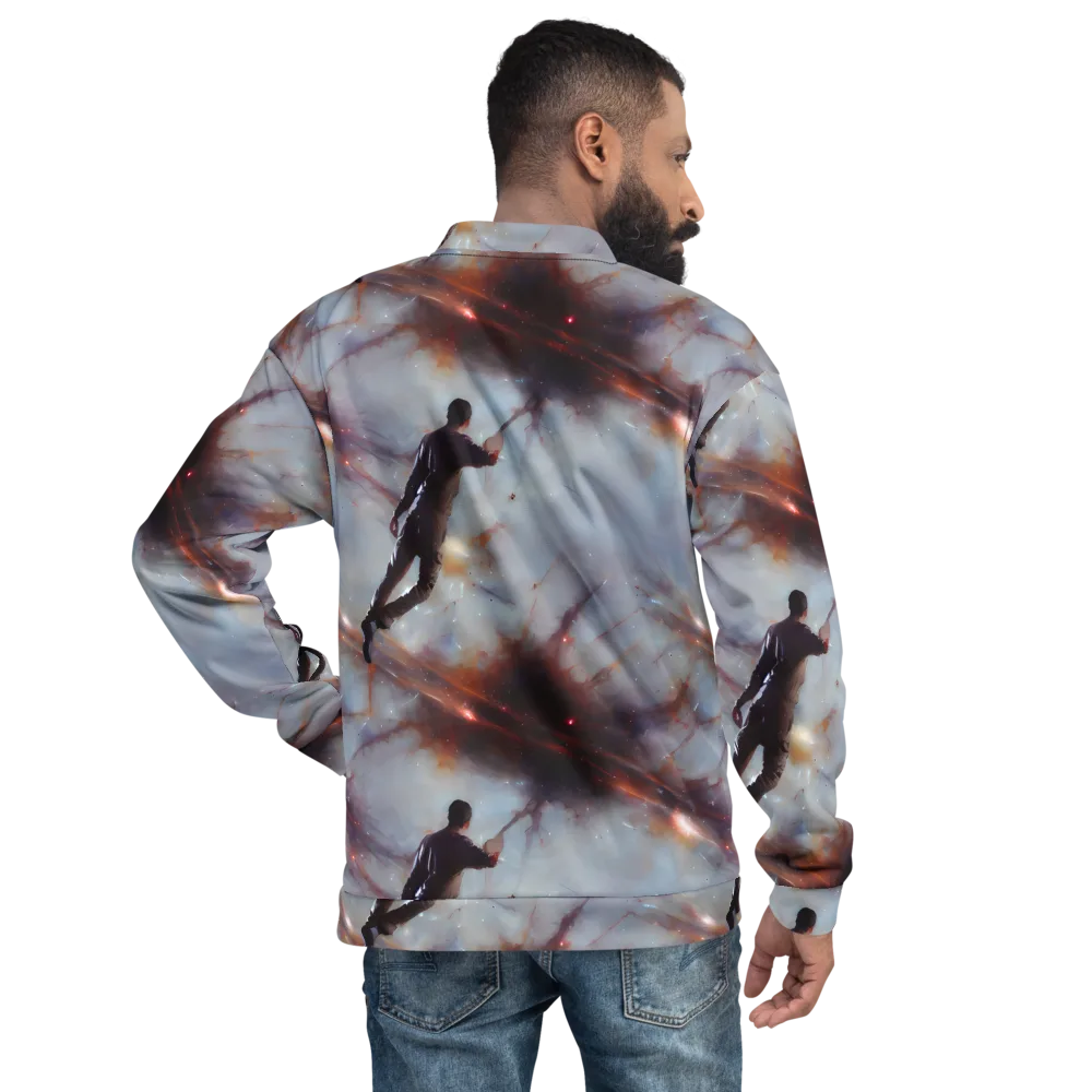 Impressionist Void on Bomber Jacket — Back