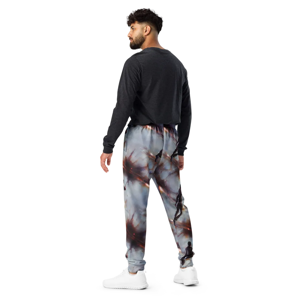 Impressionist Void on Men's Joggers — Back