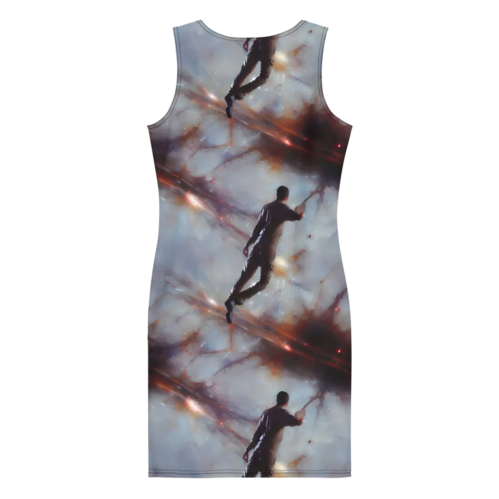 Impressionist Void on Bodycon Dress — Back