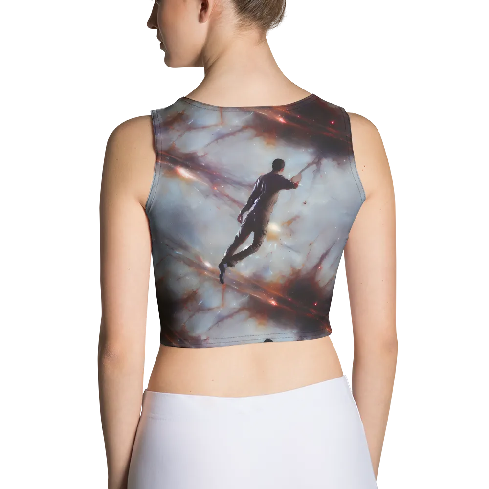 Impressionist Void on Crop Top — Back