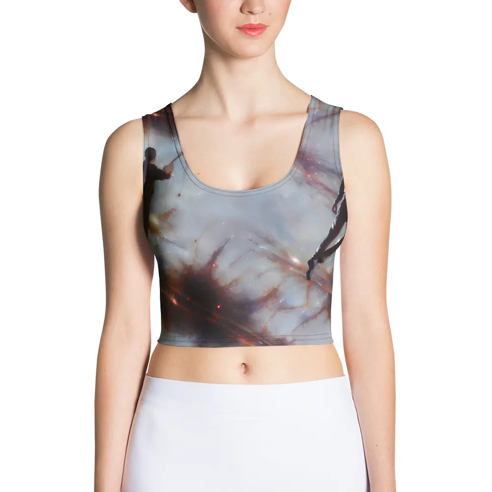 Impressionist Void on Crop Top — Front