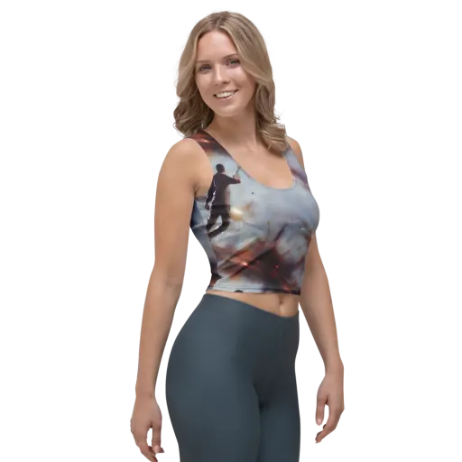Impressionist Void on a Crop Top