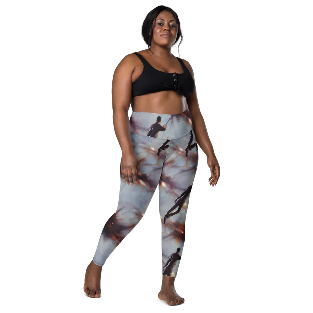 Impressionist Void on Leggings with Pockets — Front