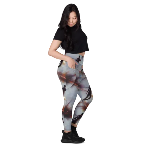 Impressionist Void on a Leggings with Pockets