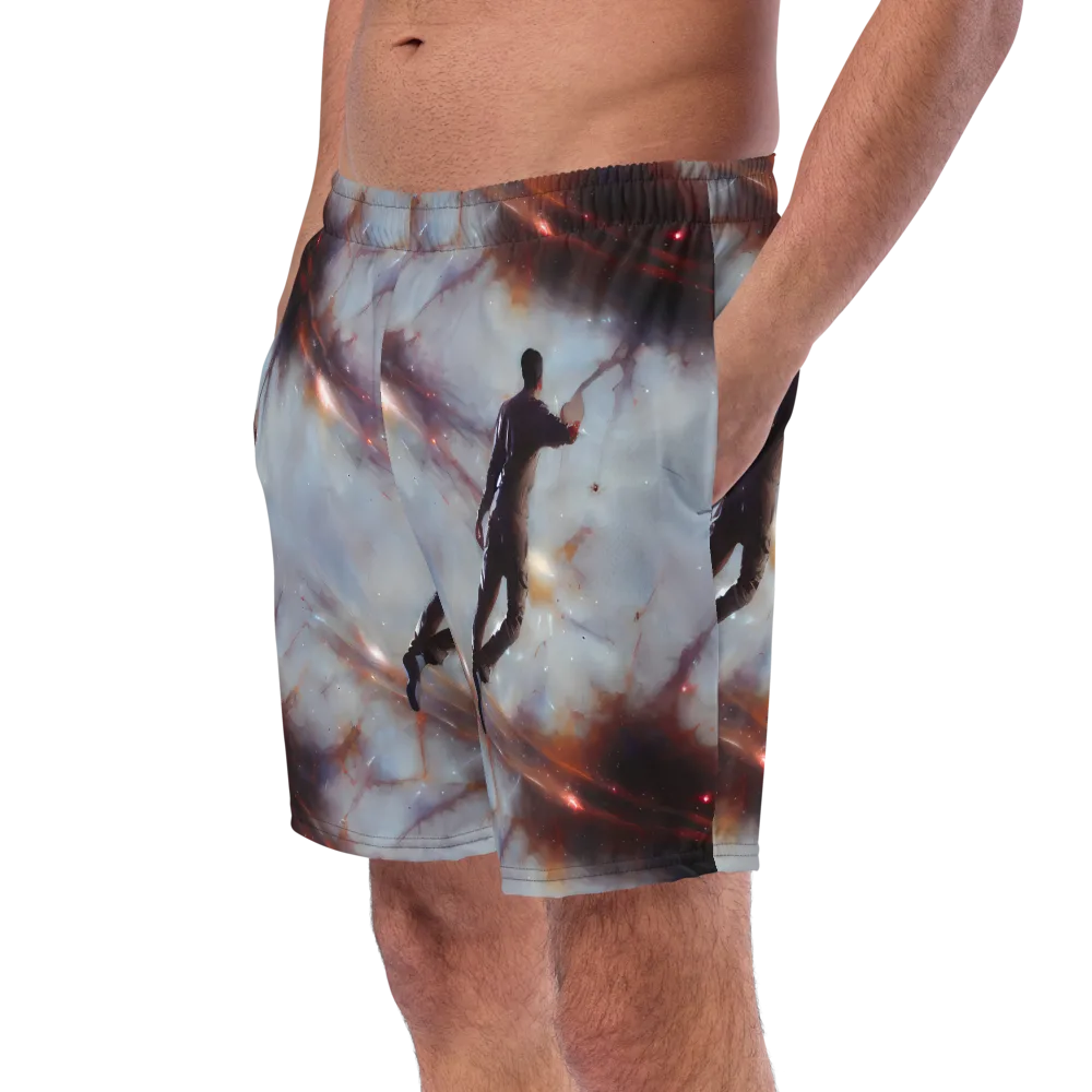 Impressionist Void on Swim Trunks — Left Front