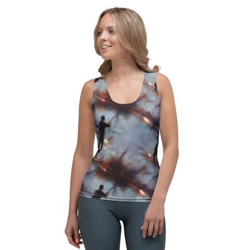 Impressionist Void on a Women's Tank Top