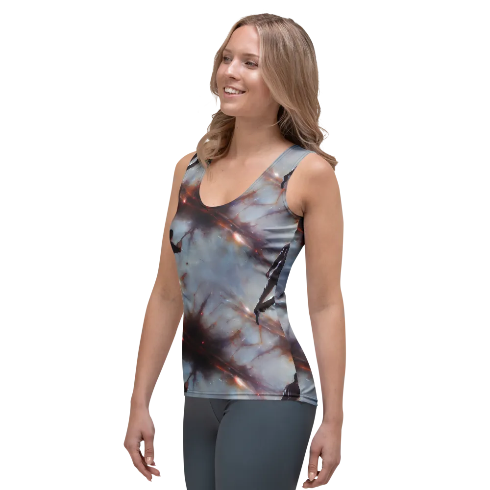 Impressionist Void on Women's Tank Top — Left Front