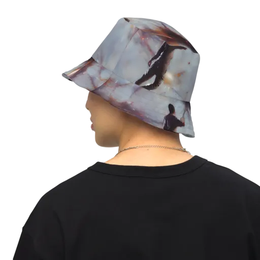 Impressionist Void on a Reversible Bucket Hat
