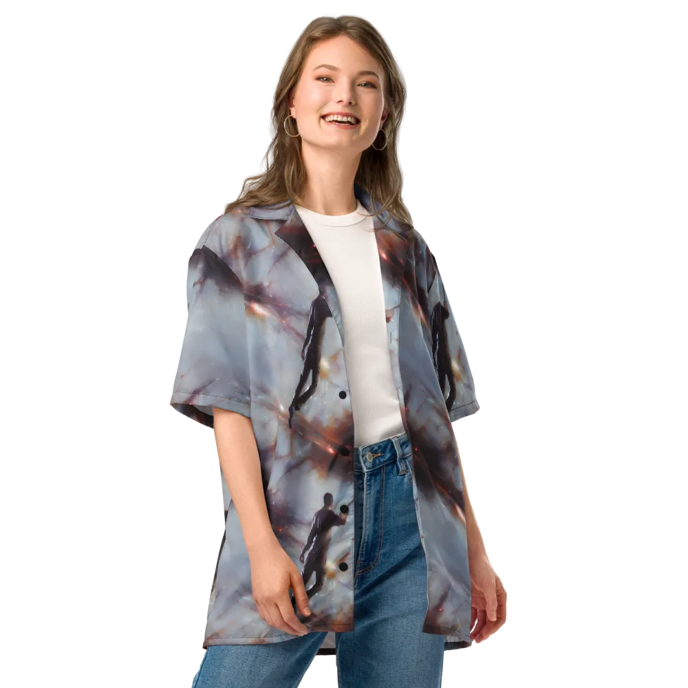 Impressionist Void on Button Shirt — Front