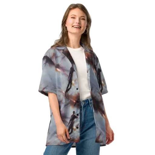 Impressionist Void on a Button Shirt