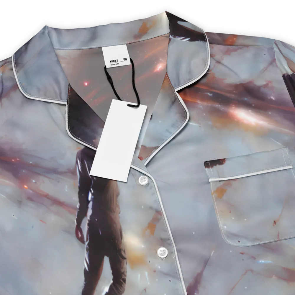 Impressionist Void on Women's Short Sleeve Pajama Top — Product details