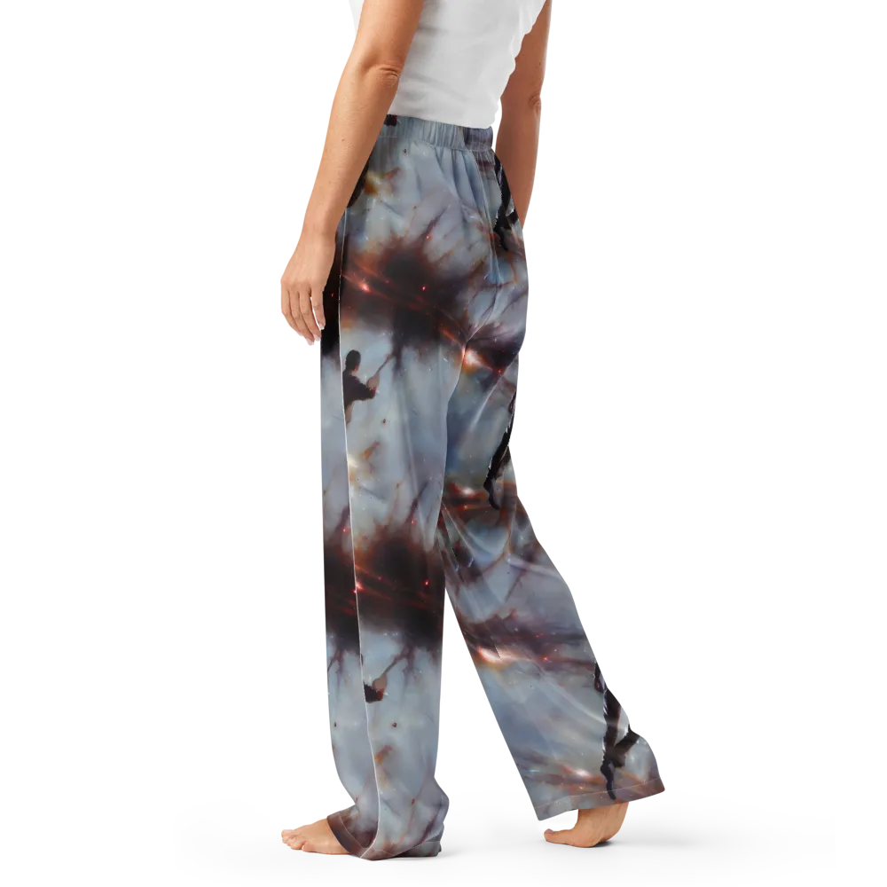 Impressionist Void on Women's Pajama Pants — Left