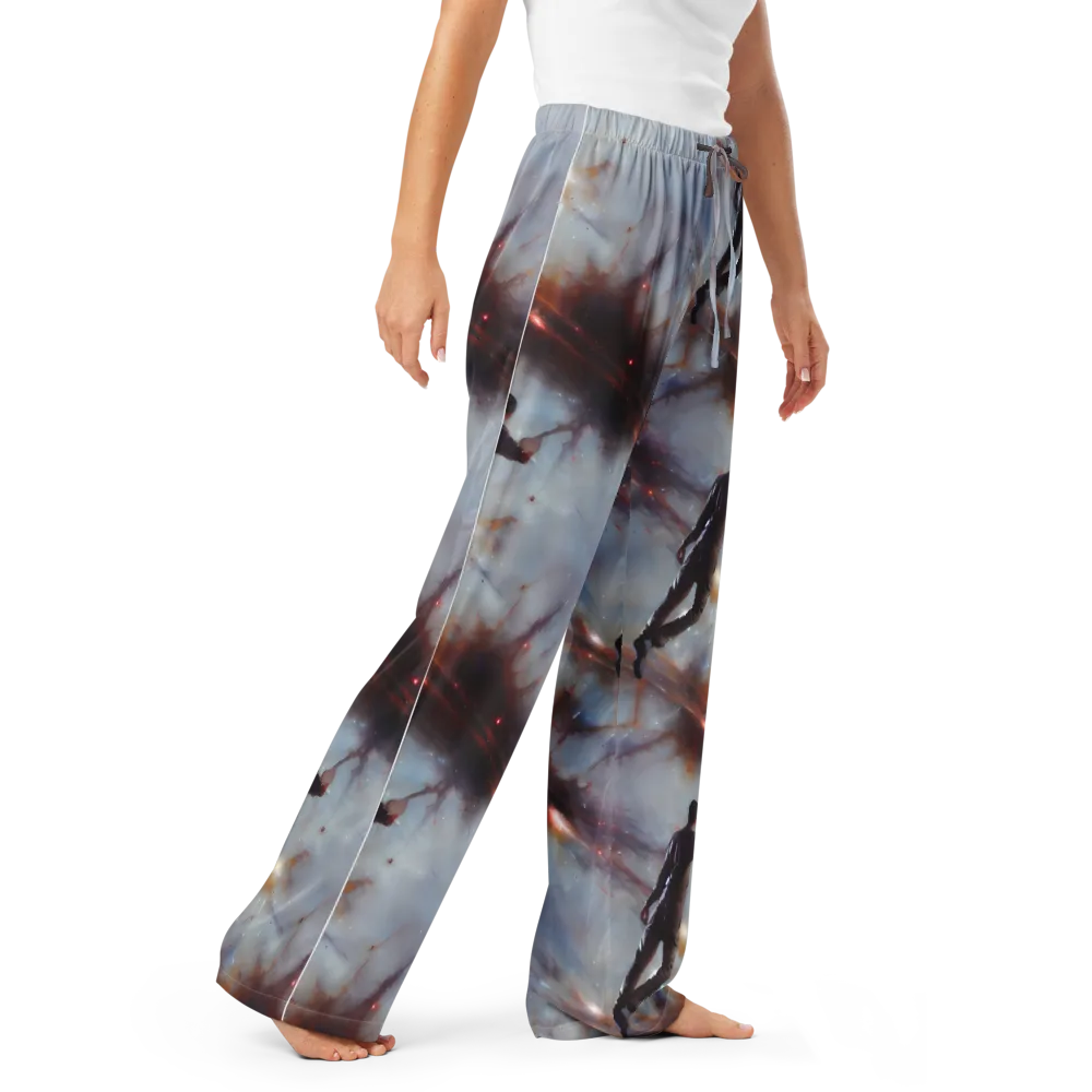 Impressionist Void on Women's Pajama Pants — Right Front