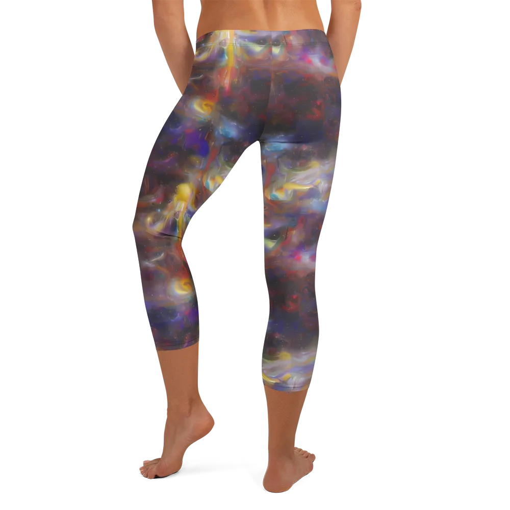 Quantum Wisp on Capri Leggings — Back