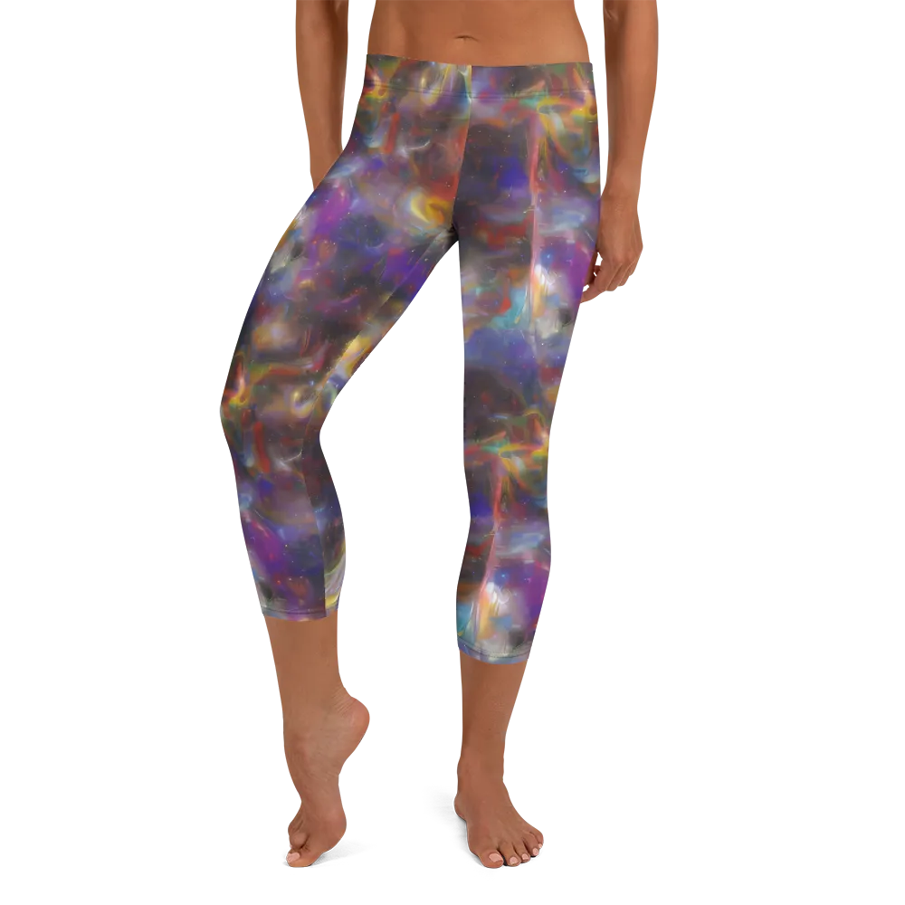 Quantum Wisp on Capri Leggings — Front
