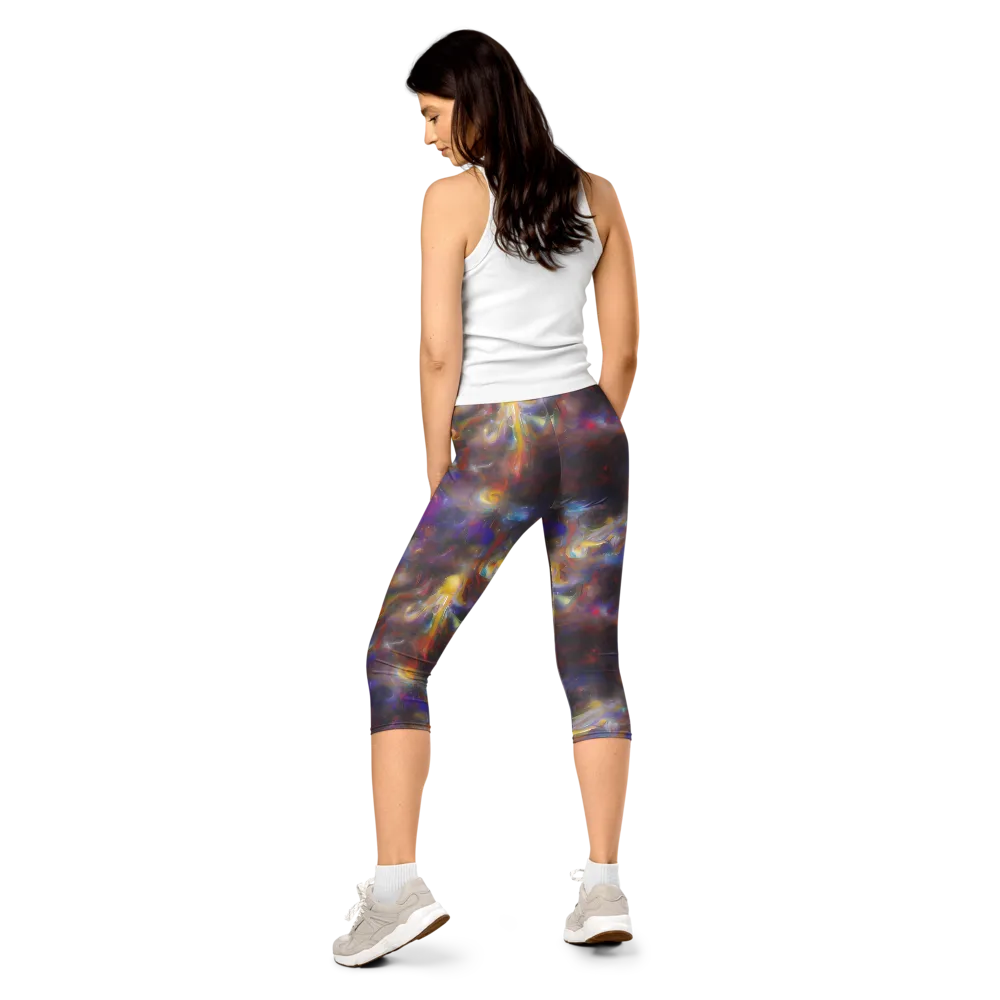 Quantum Wisp on Capri Leggings — Back