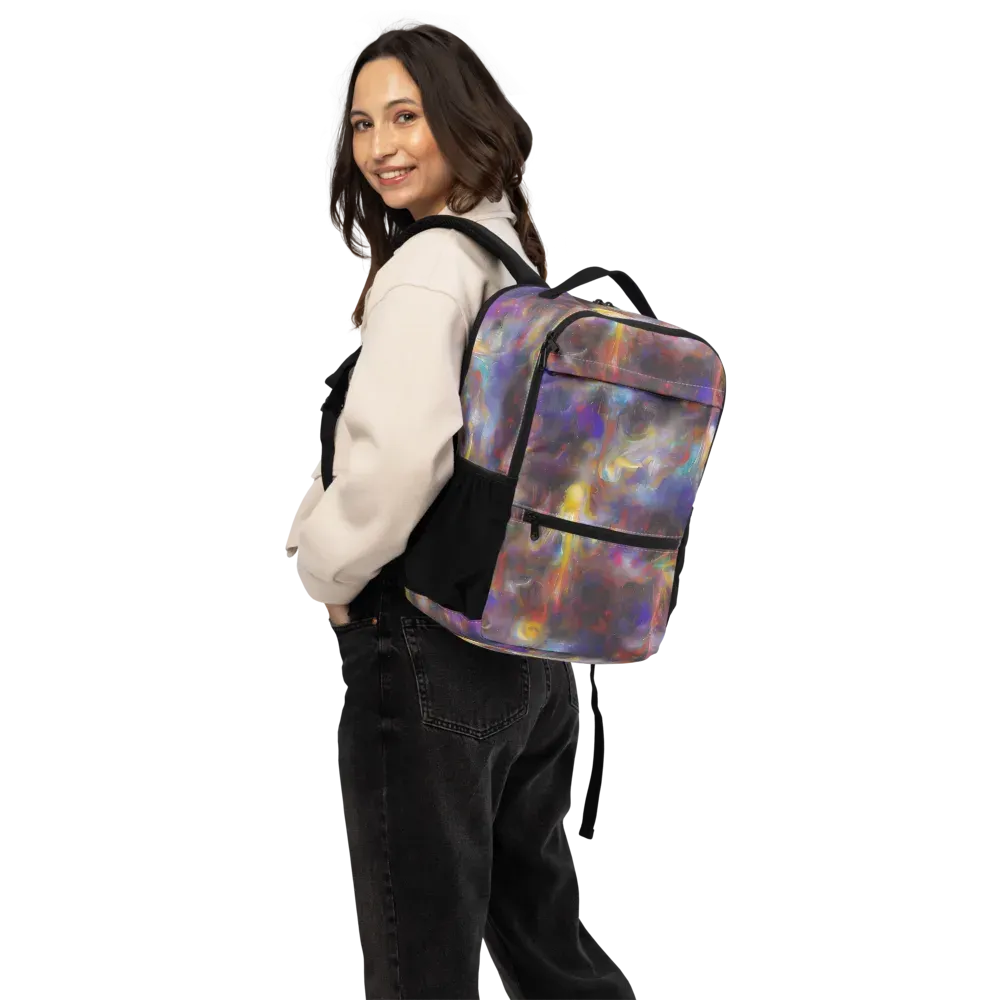 Quantum Wisp on Utility Backpack — Back