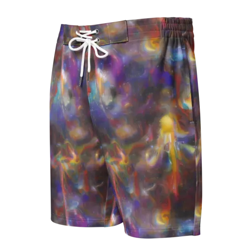 Quantum Wisp on a Men's Board Shorts