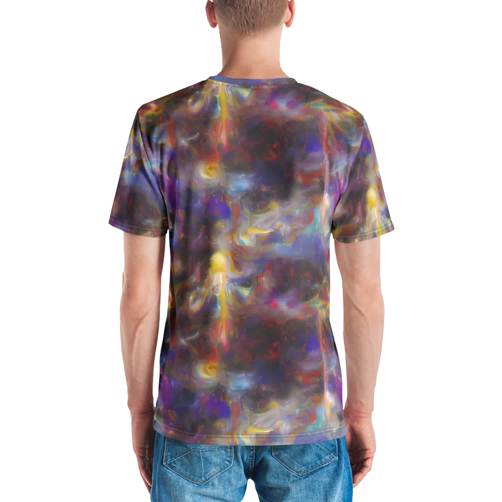 Quantum Wisp on Men's Crew Neck T-Shirt — Back