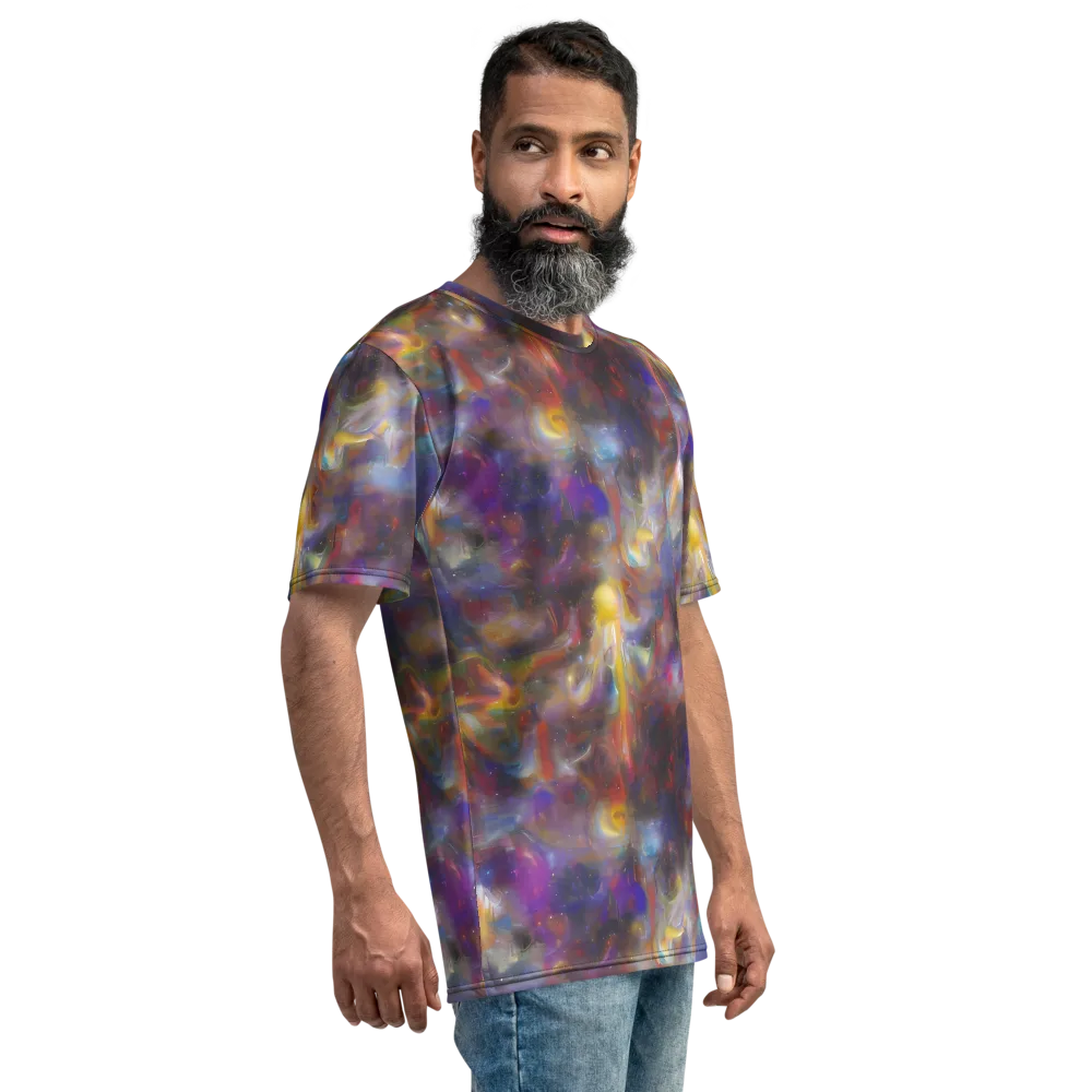 Quantum Wisp on Men's Crew Neck T-Shirt — Right
