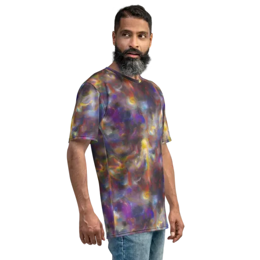 Quantum Wisp on a Men's Crew Neck T-Shirt
