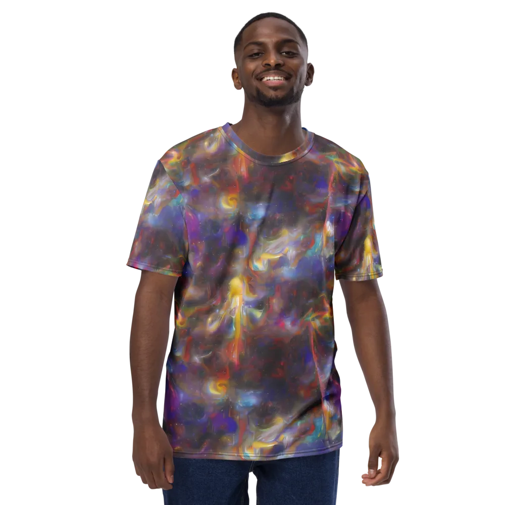 Quantum Wisp on Men's Crew Neck T-Shirt — Front