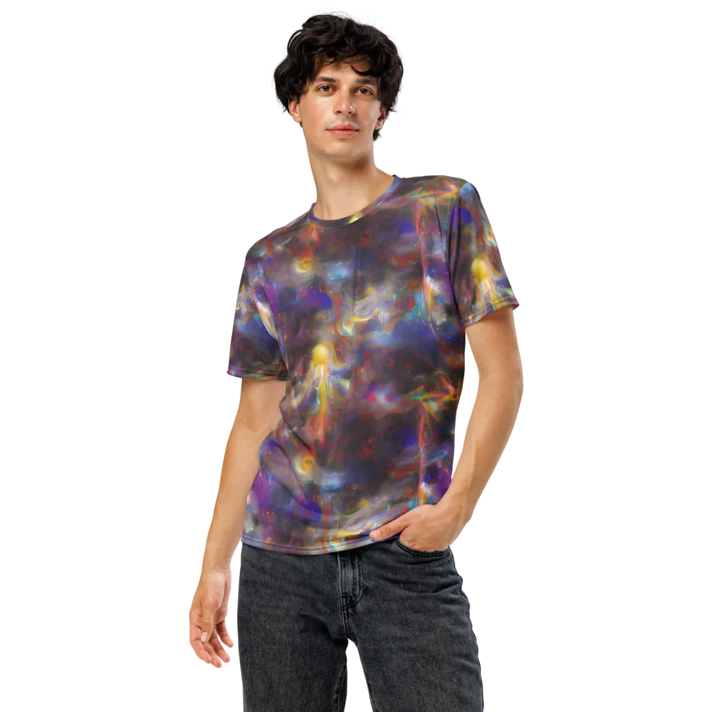 Quantum Wisp on Men's Crew Neck T-Shirt — Front