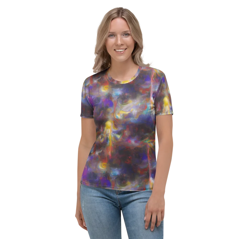 Quantum Wisp on Women's Crew Neck T-Shirt — Front